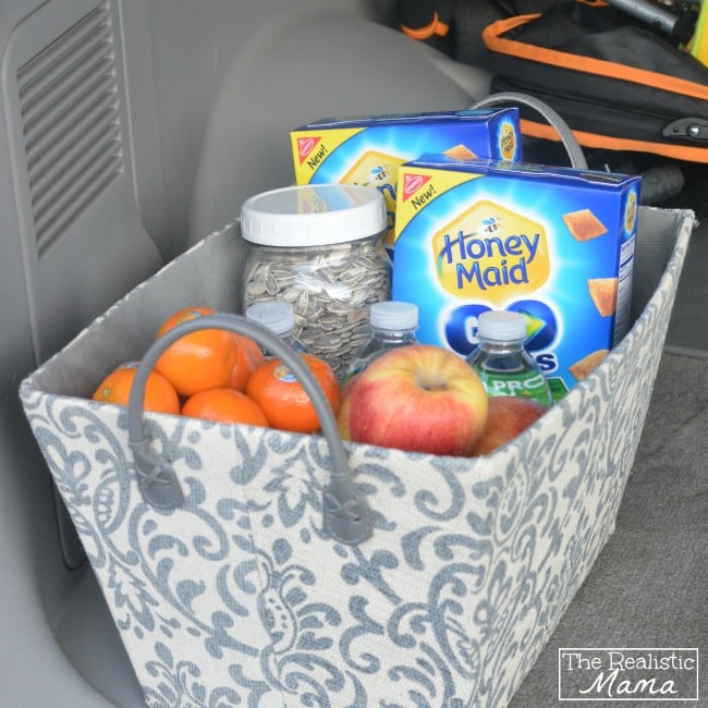 car snacks box