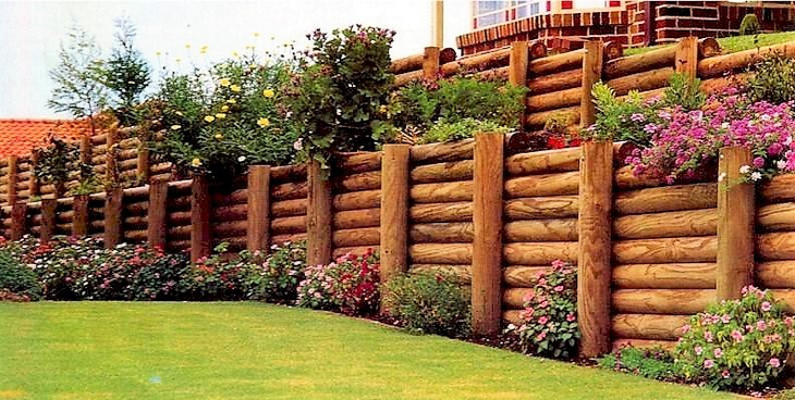 log fence