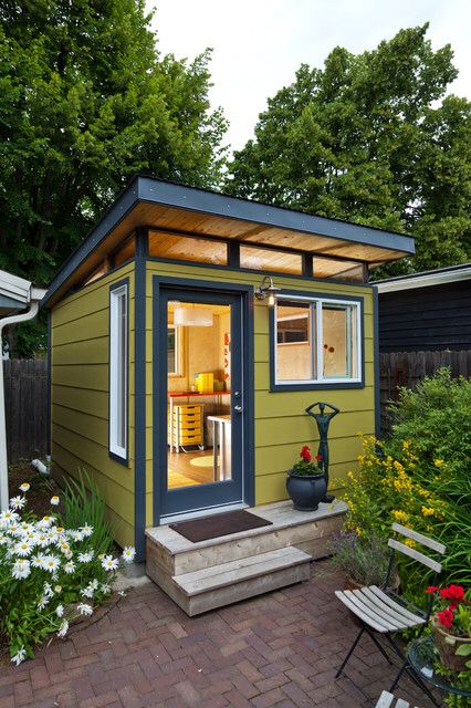 outdoor office shed ideas