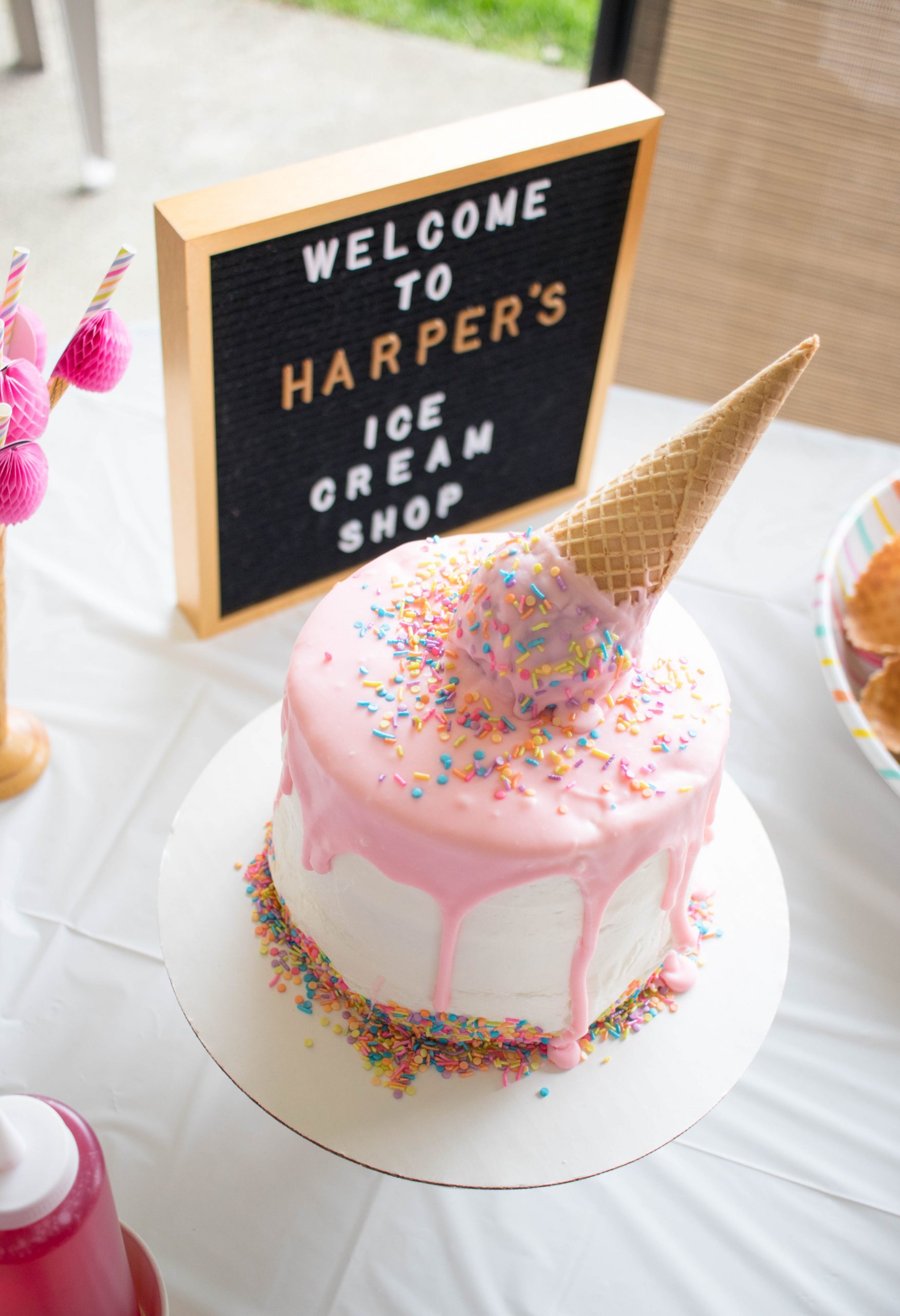 ice cream birthday cake