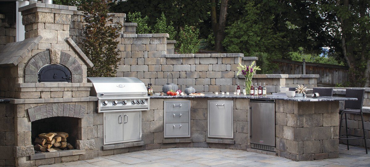 backyard kitchen